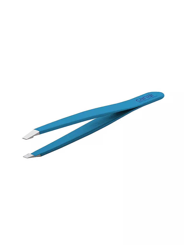 CANAL | Pinza para el pelo inoxidable/recta 95mm (Azul) 2018-02 | Azul