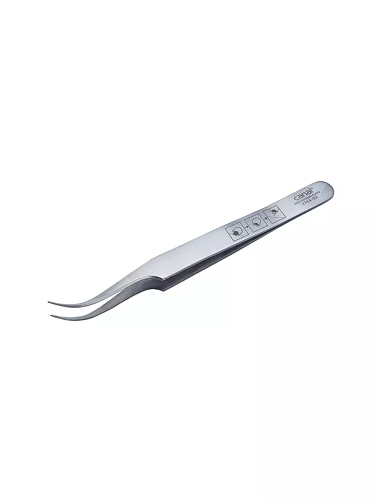 CANAL | Pinzas para garrapatas para personas, inoxidables, 110 mm, 2144-02 | Plata