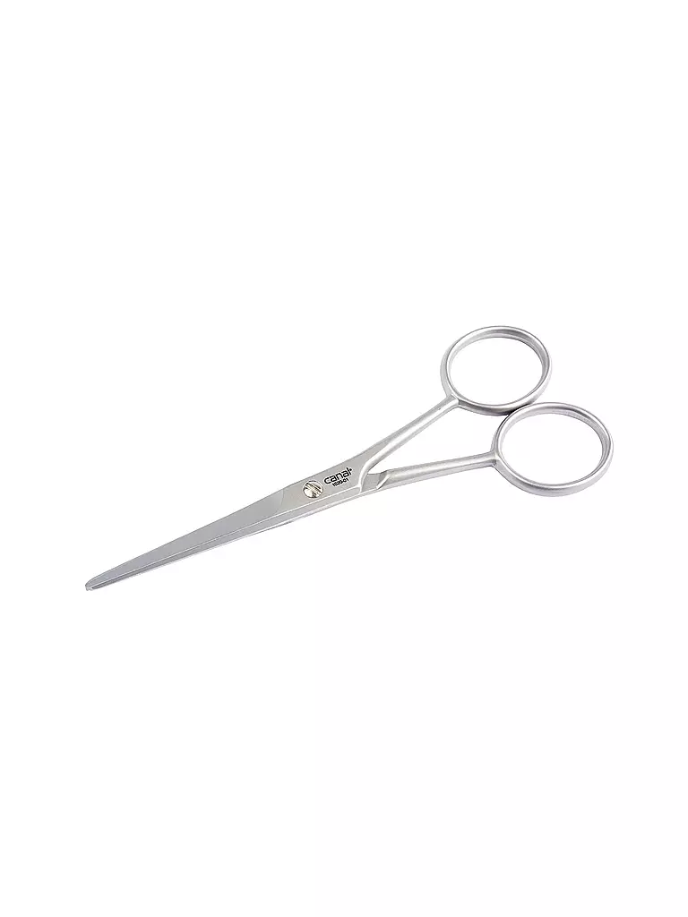 CANAL | Tijeras de barba con microdentado inoxidables 120 mm 1020-01 | silber