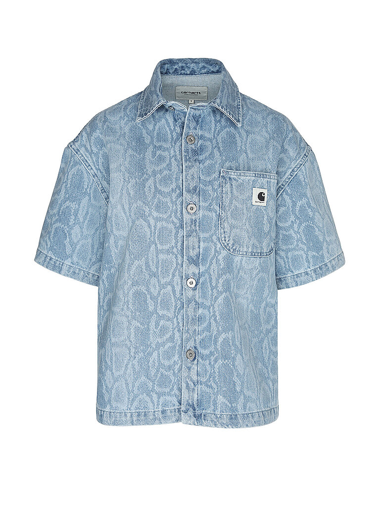 Carhartt WIP Blusa vaquera SNAKE LOVILIA azul