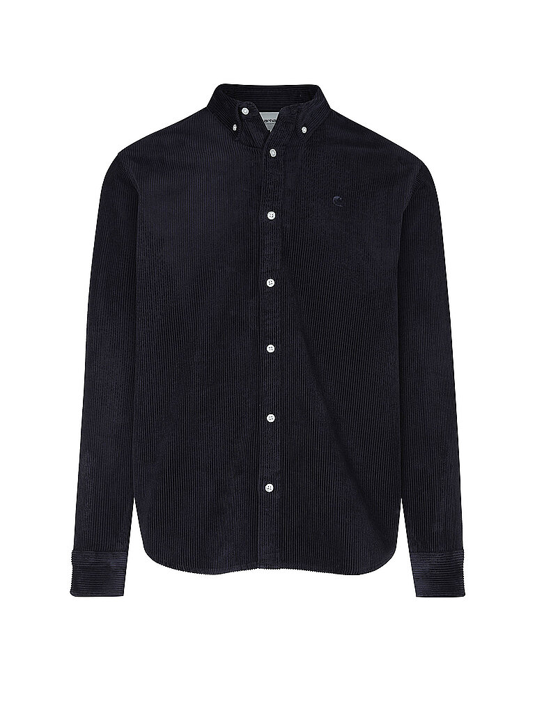 Carhartt WIP Camisa de pana MADISON azul oscuro