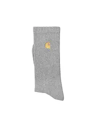 CARHARTT WIP | Calcetines CHASE negro/oro | Gris