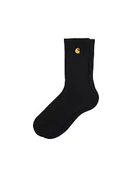 CARHARTT WIP | Calcetines CHASE negro/oro | Negro