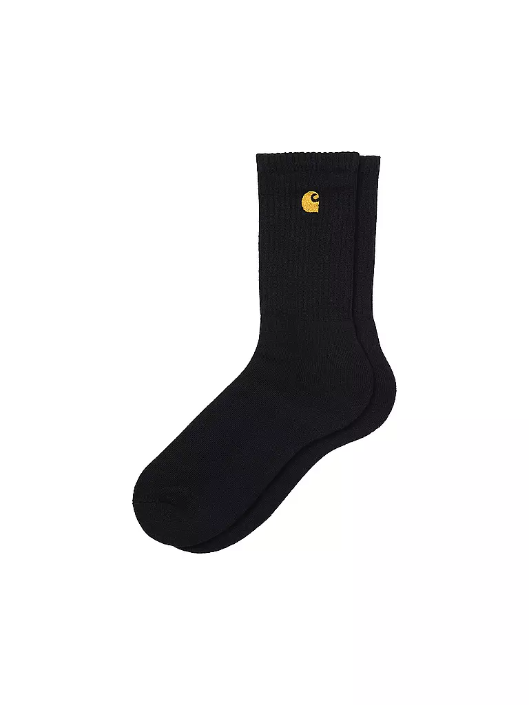 CARHARTT WIP | Calcetines CHASE negro/oro | Negro