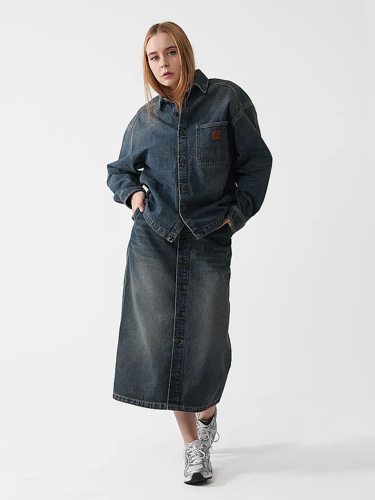 CARHARTT WIP | Jeansbluse W'LOVILIA | Azul oscuro