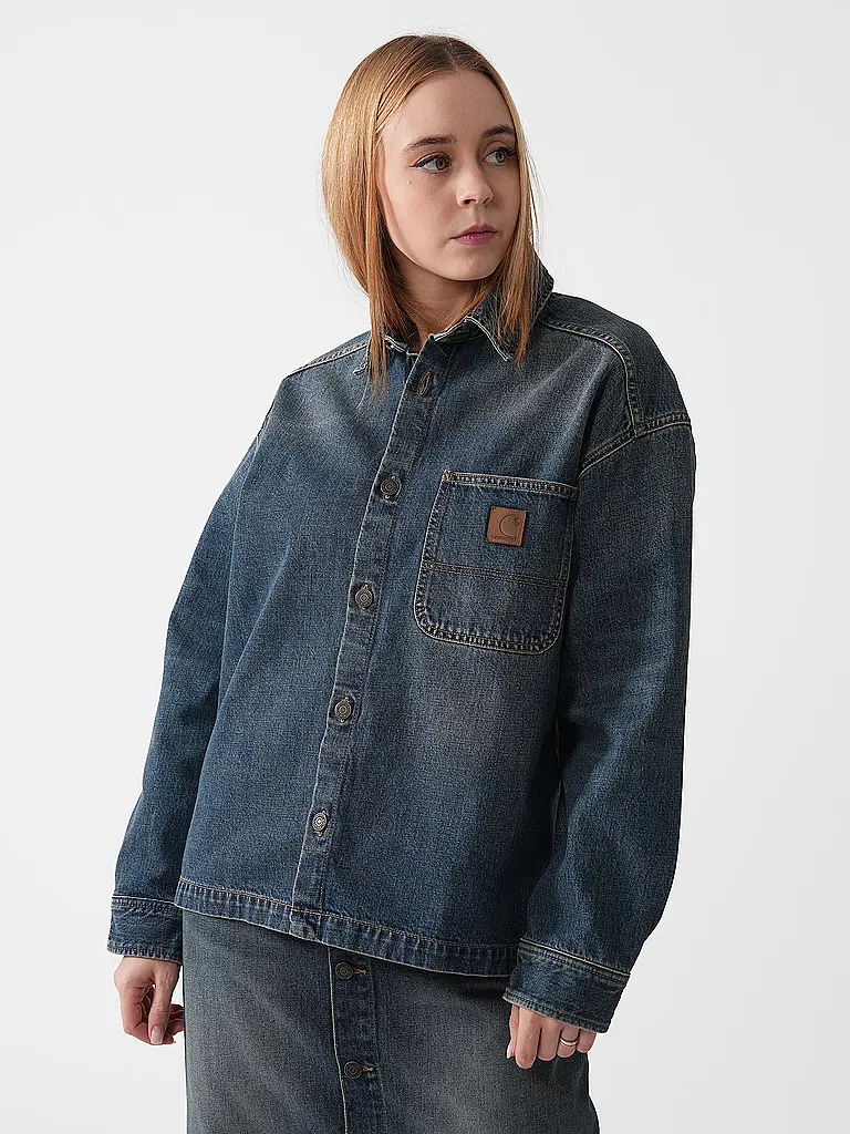 CARHARTT WIP | Jeansbluse W'LOVILIA | Azul oscuro