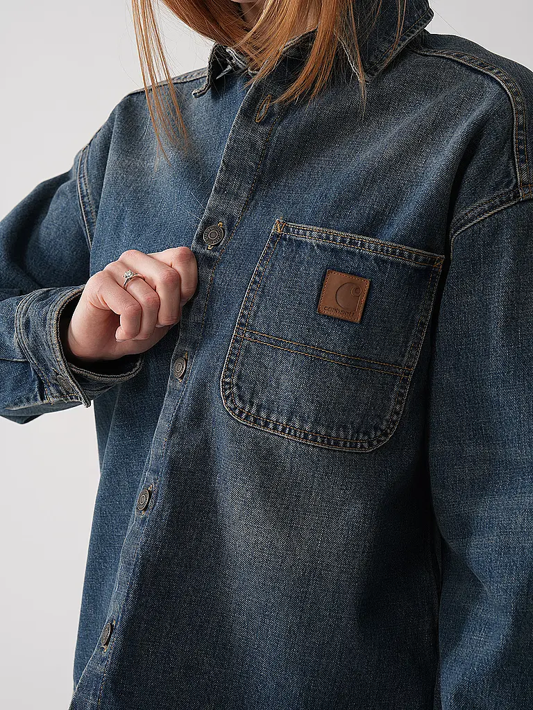CARHARTT WIP | Jeansbluse W'LOVILIA | Azul oscuro