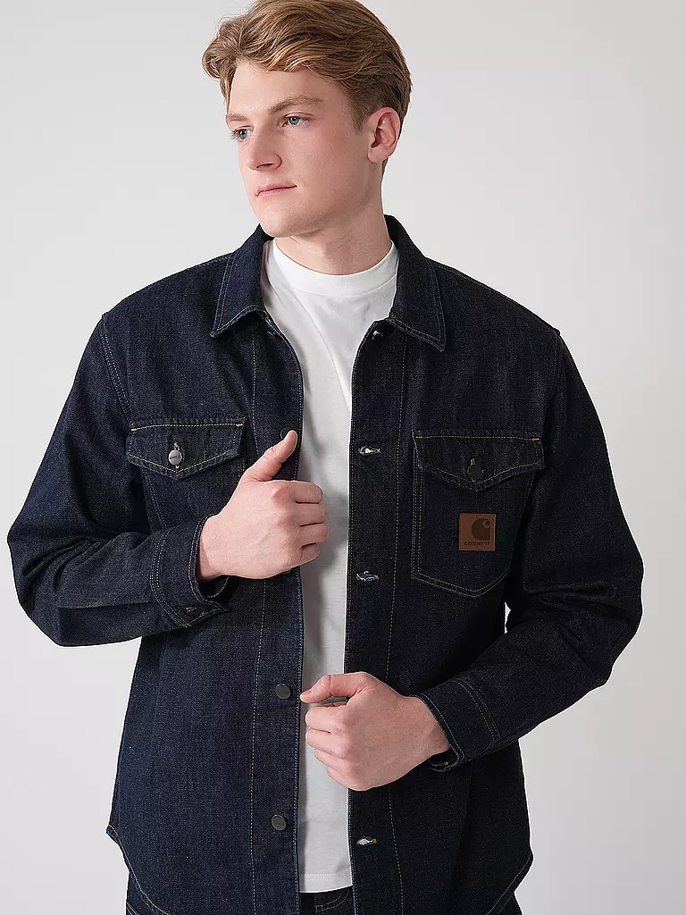 CARHARTT WIP | Sobrecamisa LINCOLN | Azul oscuro