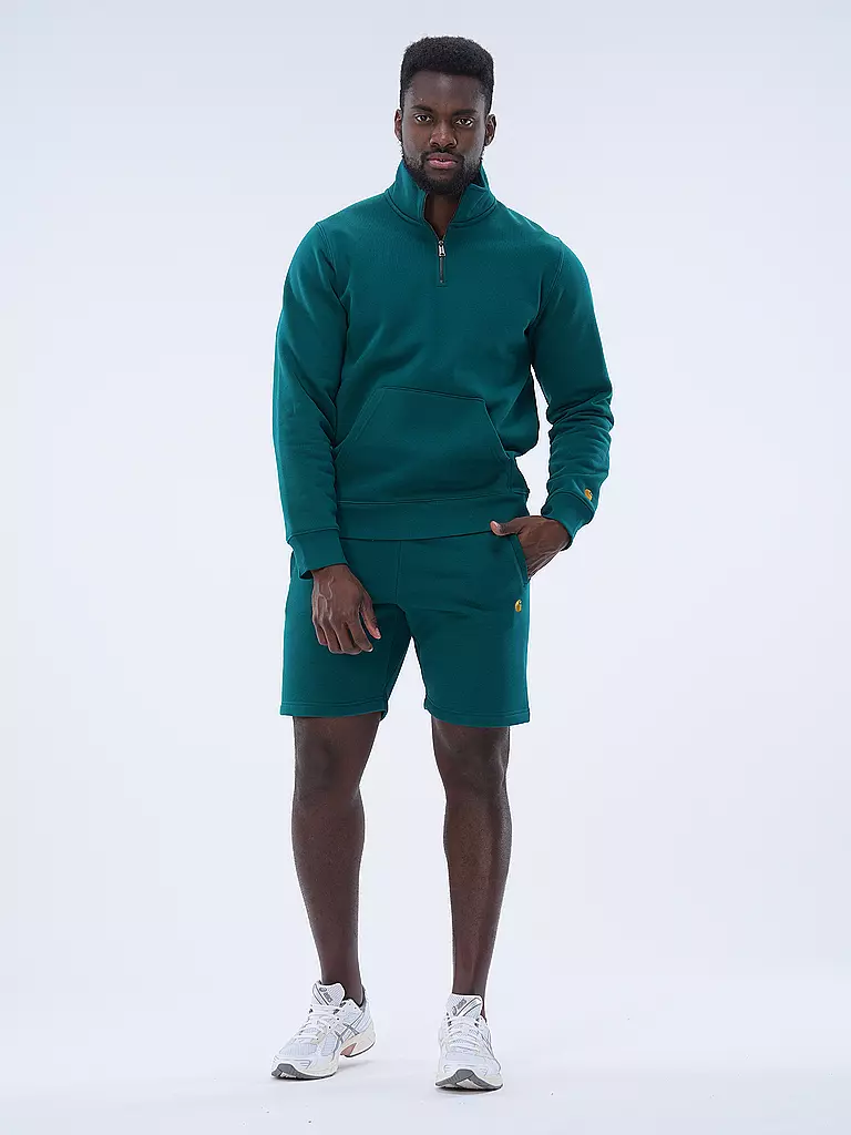 CARHARTT WIP | Sweatshorts CHASE | Verde oscuro