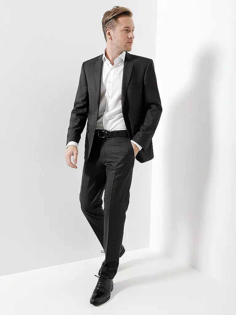 CARL GROSS | Sakko Modern Fit SHANE | Gris