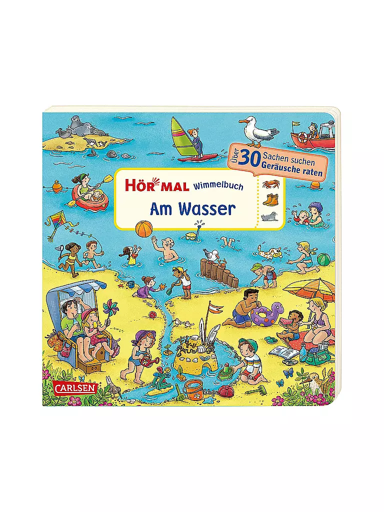 CARLSEN VERLAG | Hör mal - Libro de buscar y encontrar: En el agua | Sin color