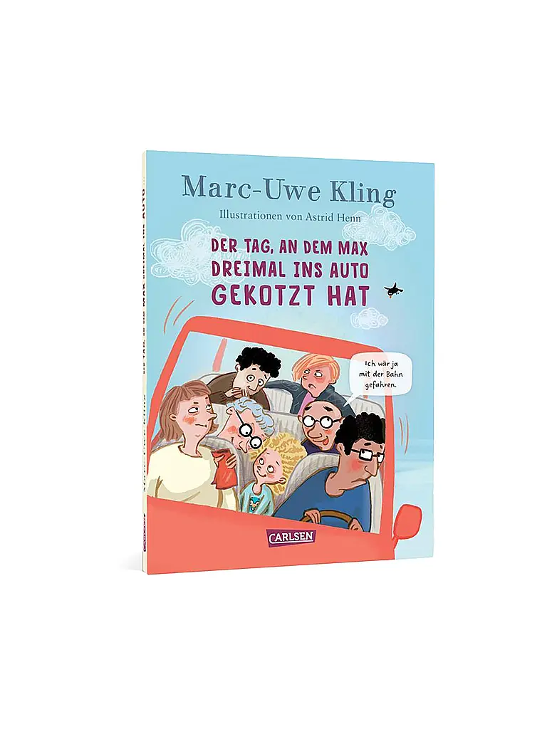 CARLSEN VERLAG | Libro - El día que Max vomitó tres veces en el coche | Multicolor
