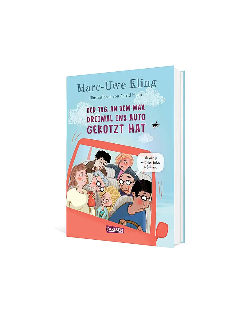 CARLSEN VERLAG | Libro - El día que Max vomitó tres veces en el coche | Multicolor