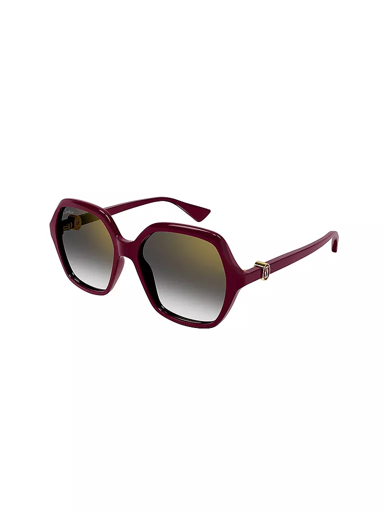 CARTIER | Gafas de sol CT0470S | Rojo oscuro