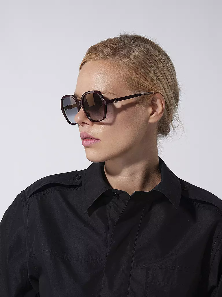 CARTIER | Gafas de sol CT0470S | Rojo oscuro