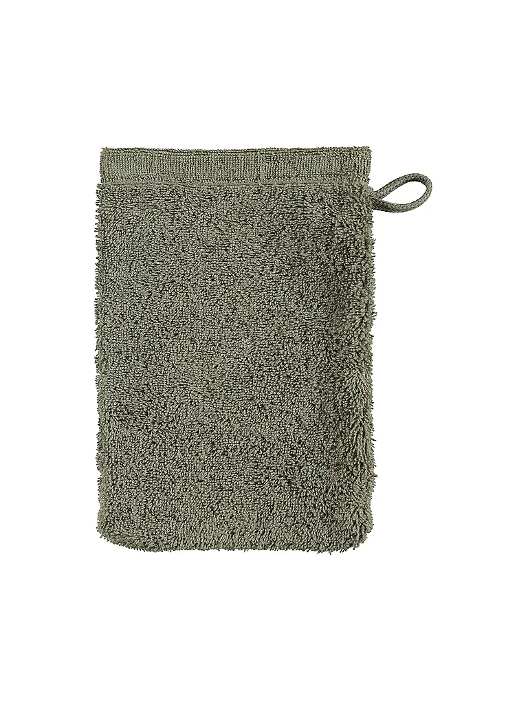 CAWÖ | Guante de baño 16x22cm C LIFESTYLE Field | Verde oscuro