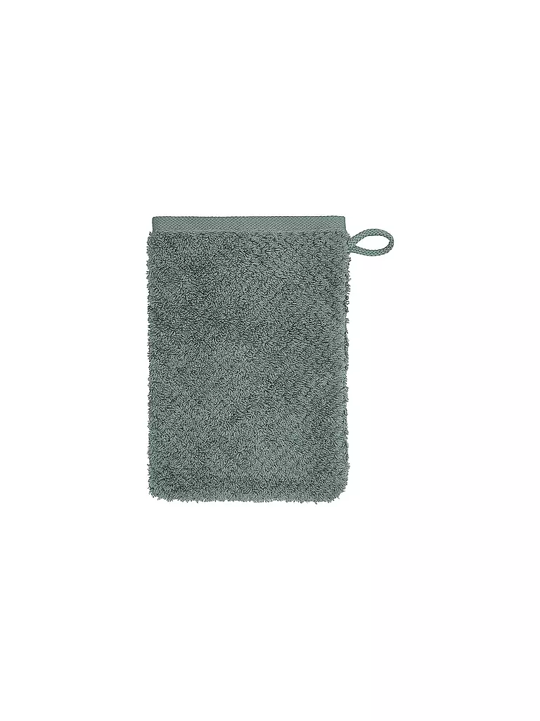 CAWÖ | Guante de baño PURE 16x22cm Mystic Green | Verde oscuro