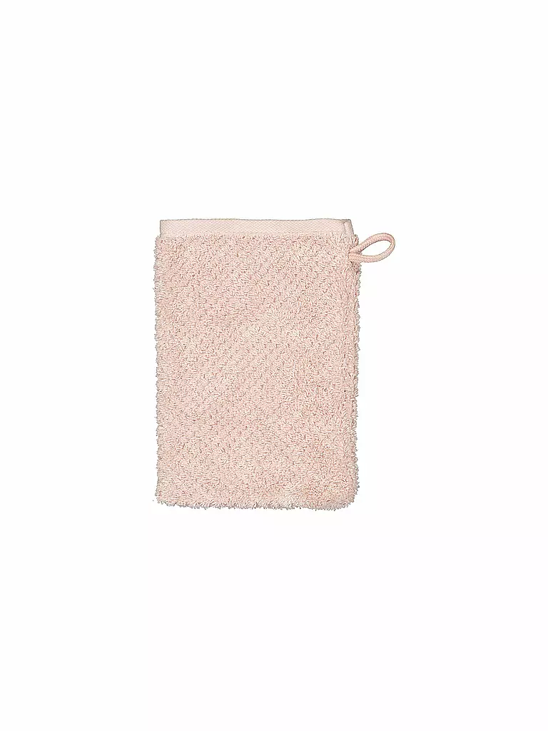CAWÖ | Guante de baño Pure 16x22cm Puder | Rosa