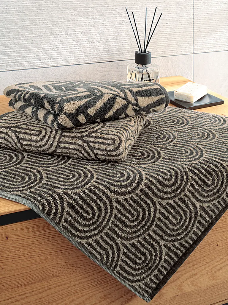 CAWÖ | Toalla 50x100cm MAISON Basalto | Gris