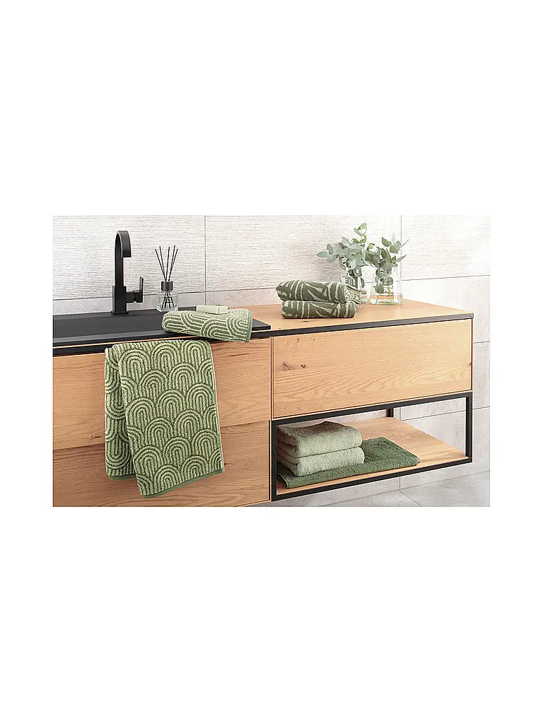 CAWÖ | Toalla 50x100cm MAISON Field | Verde oscuro