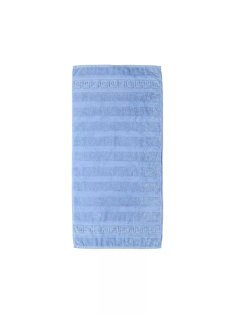 CAWÖ | Toalla de ducha NOBLESSE 80x160cm Azul medio | Azul claro