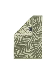 CAWÖ | Toalla de tocador 30x50cm MAISON Natur | Verde oscuro