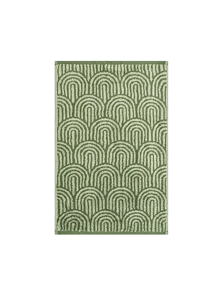 CAWÖ | Toalla de tocador 30x50cm MAISON Field | Verde oscuro