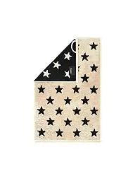 CAWÖ | Toalla de tocador NEW STAR 30x50cm Platino/Blanco | Verde oscuro