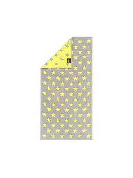 CAWÖ | Toalla de tocador NEW STAR 30x50cm Platino/Blanco | Amarillo