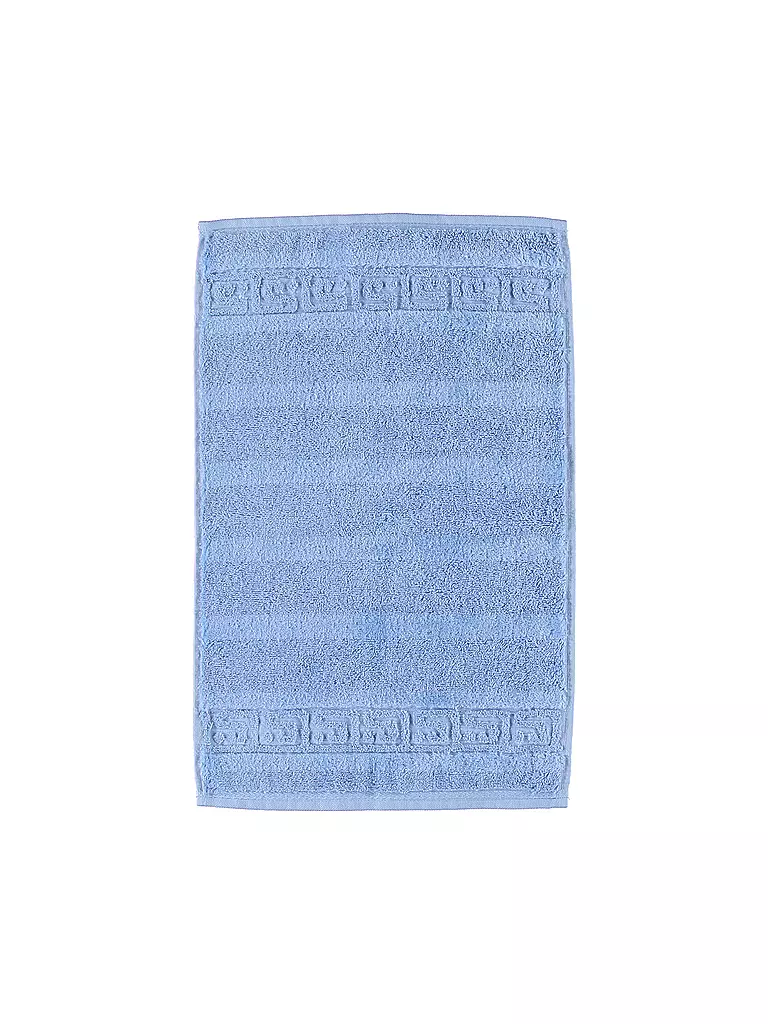 CAWÖ | Toalla de tocador NOBLESSE 30x50cm Azul medio | Azul claro