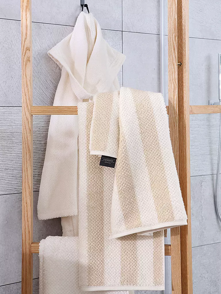 CAWÖ | Toalla PURE STRIPE 50x100cm Beige | 