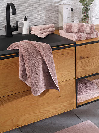 CAWÖ | Toalla de ducha PURE STRIPES 80x150cm Vintage Rose
