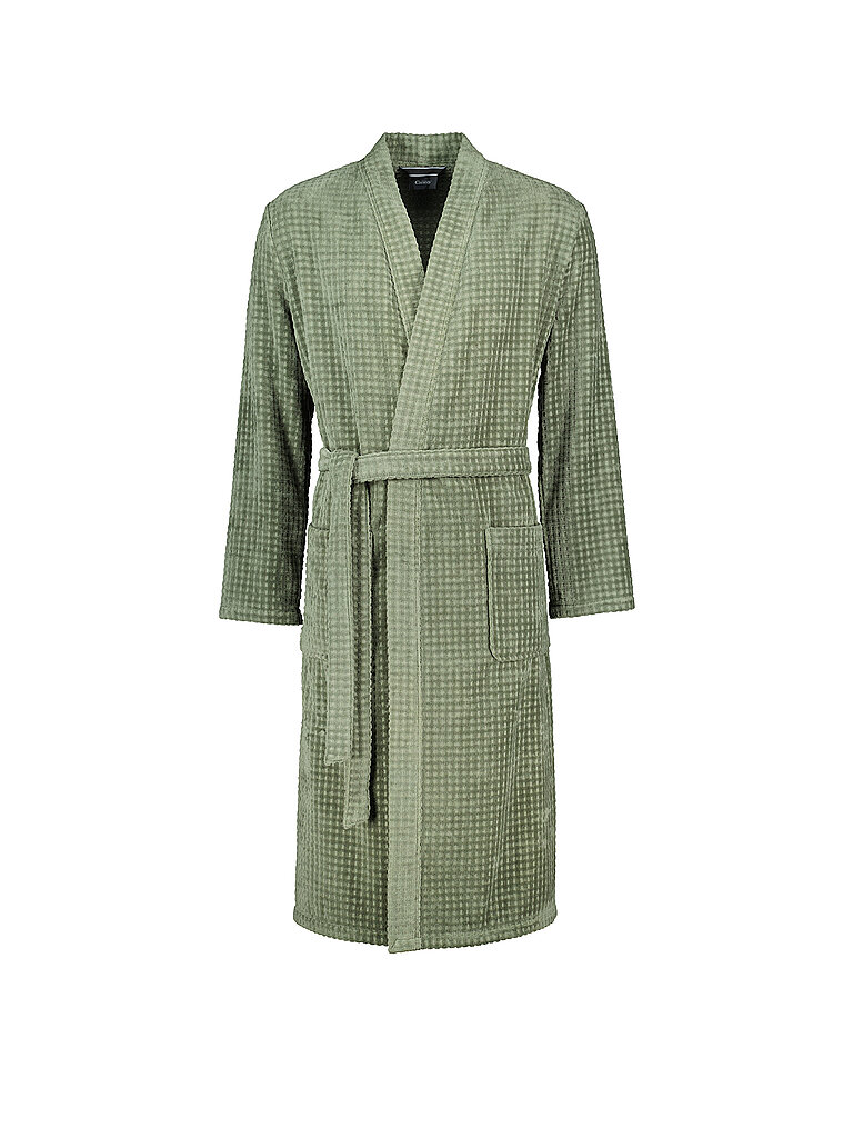Herren Bademantel Kimono verde 54