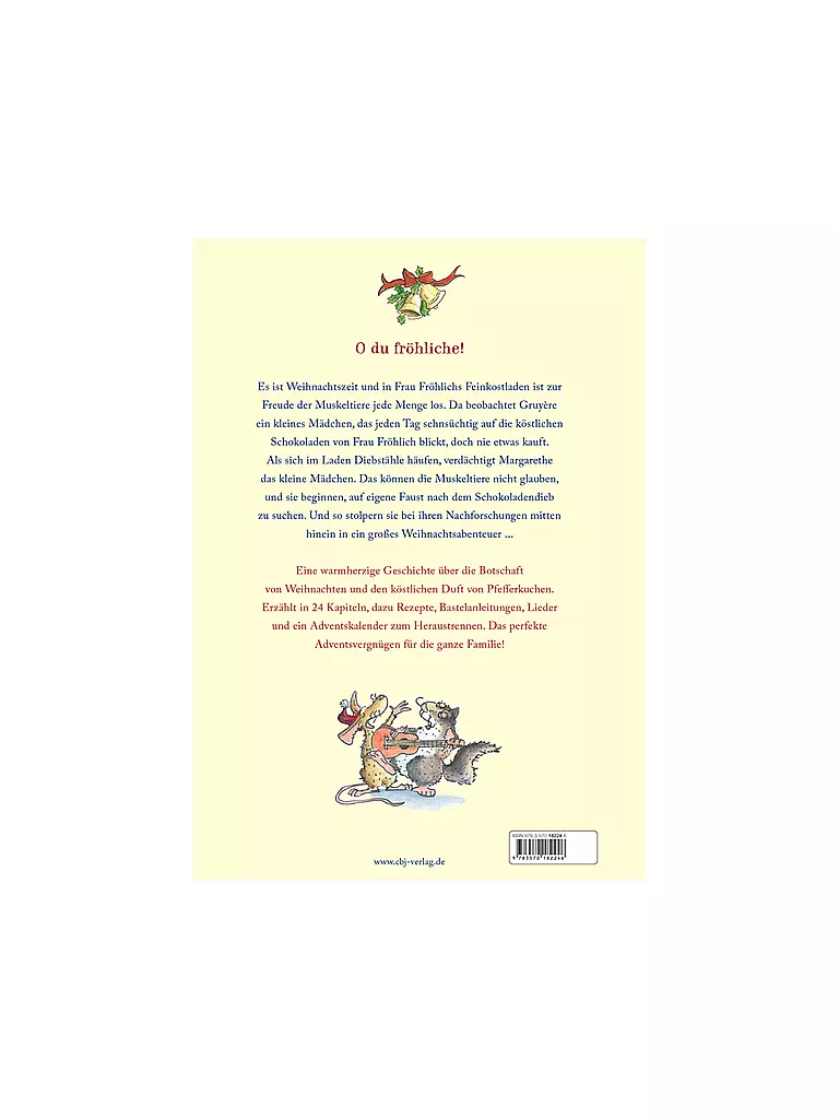 CBJ/CBT VERLAG | Libro - Los animalitos almizcleros El milagro navideño Krause | Sin color