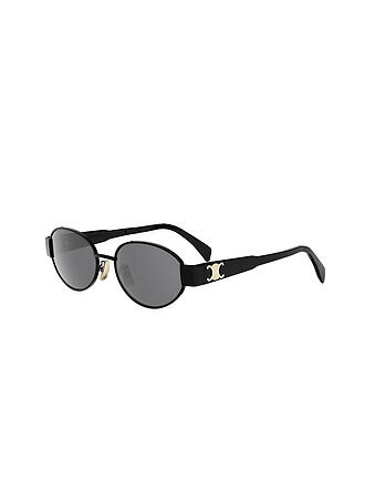 CELINE | Gafas de sol ovaladas negras Metal Triomphe