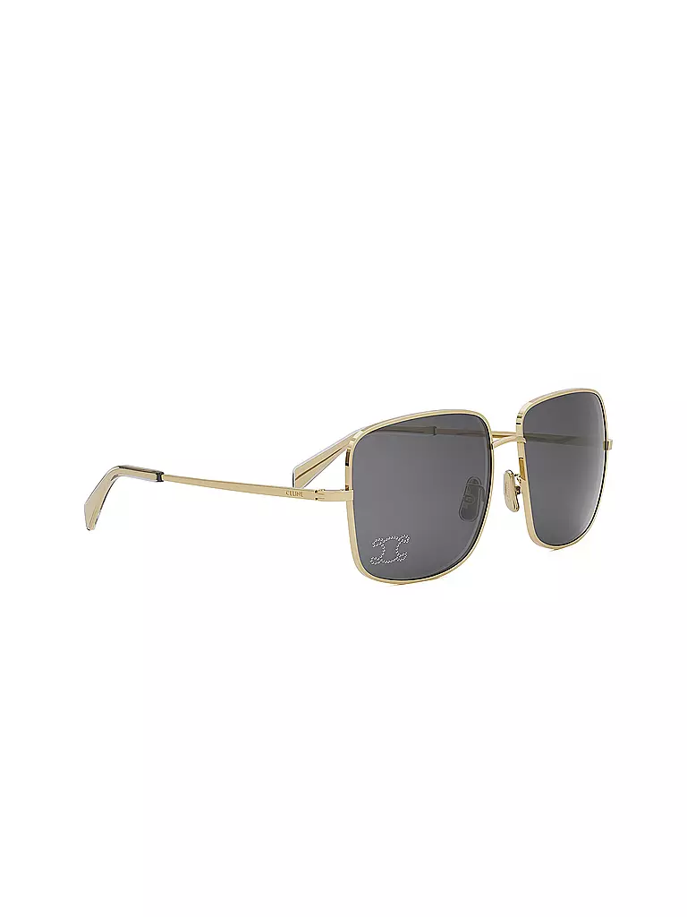 CELINE | Gafas de sol cuadradas doradas Rhinestone Triomphe |