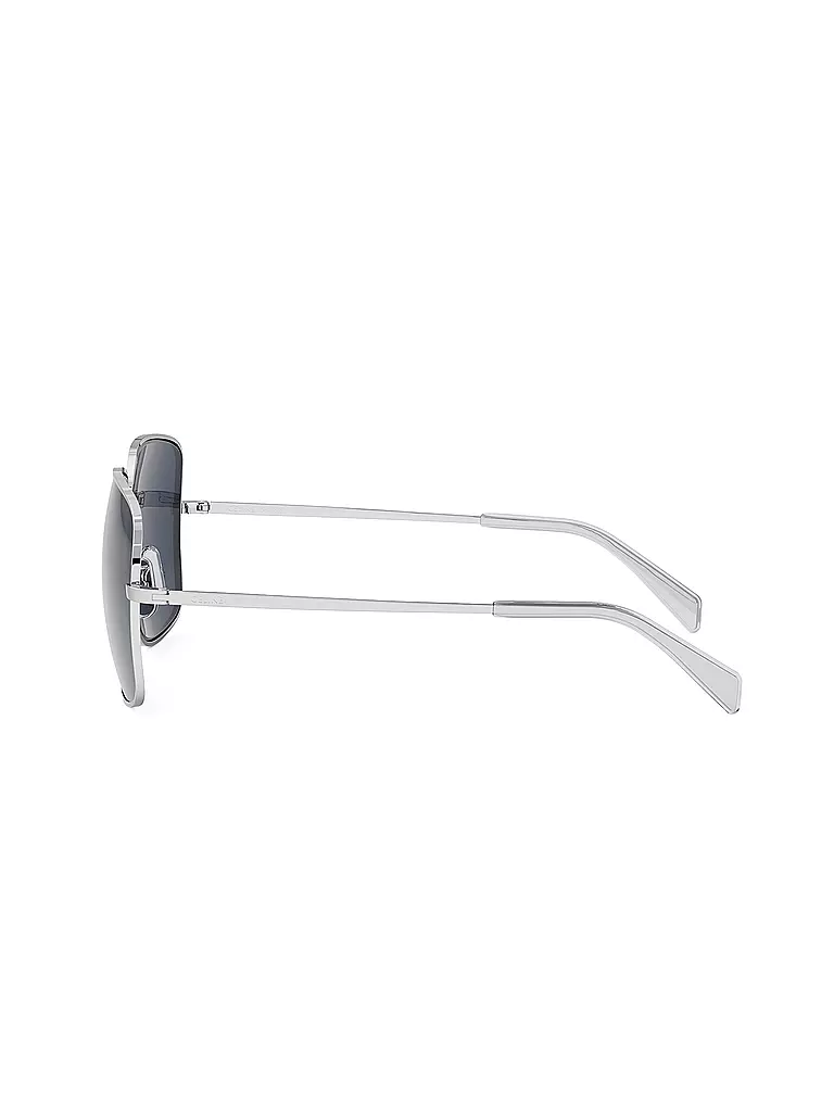 CELINE | Gafas de sol cuadradas plateadas Triomphe con pedrería |