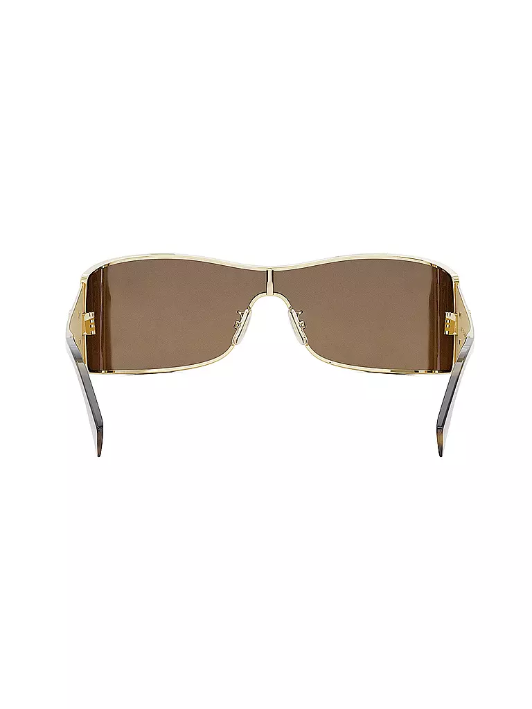 CELINE | Gafas de sol doradas Maxi Metal Triomphe Mask |