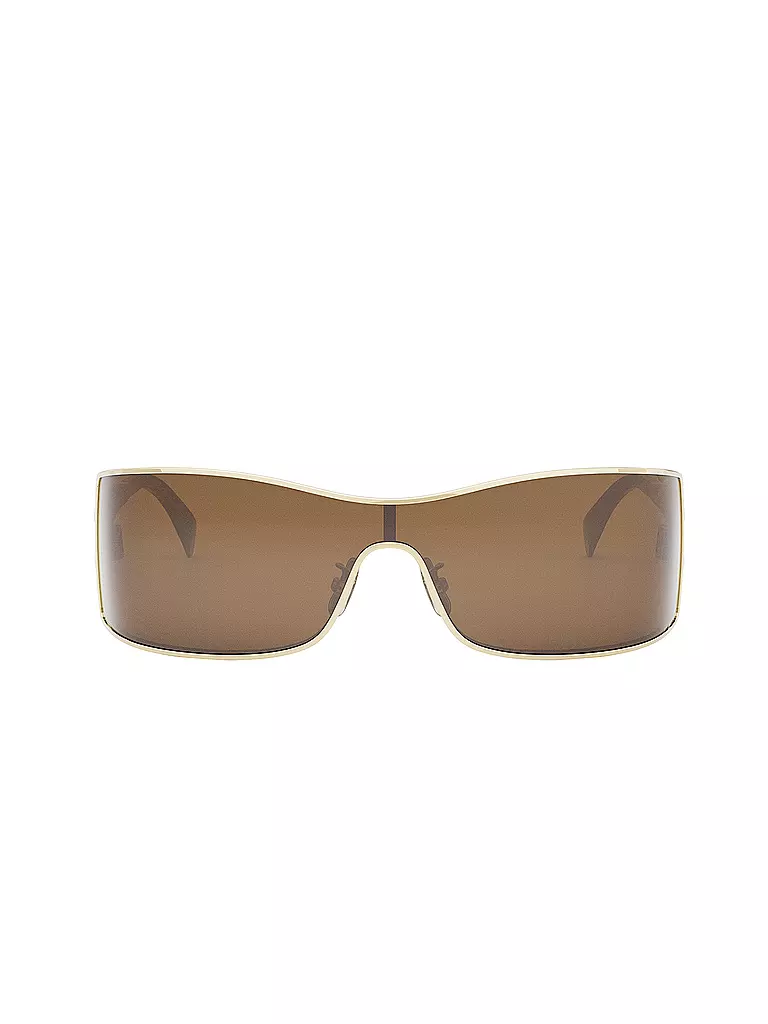CELINE | Gafas de sol doradas Maxi Metal Triomphe Mask |