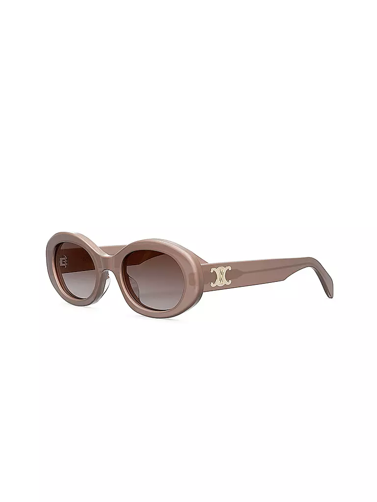 CELINE | Gafas de sol ovaladas marrones Triomphe | Marrón