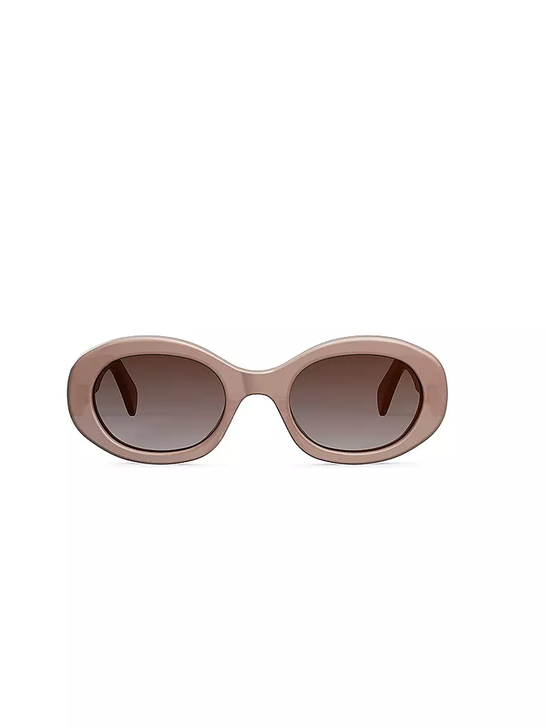 CELINE | Gafas de sol ovaladas marrones Triomphe | 