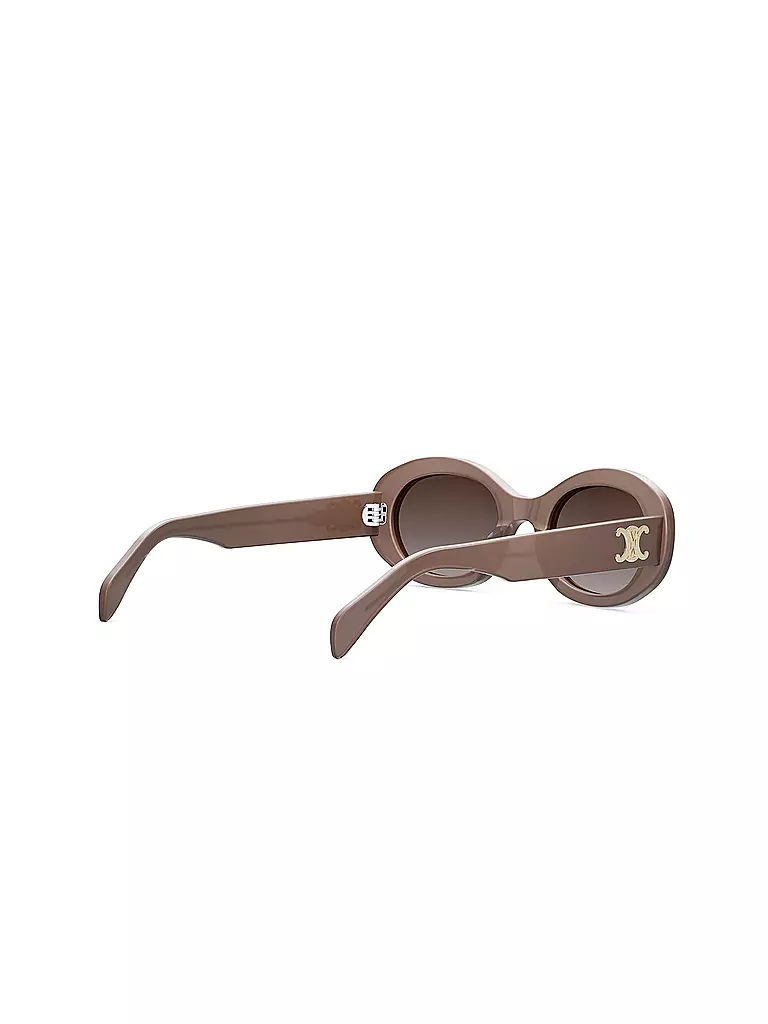 CELINE | Gafas de sol ovaladas marrones Triomphe | 