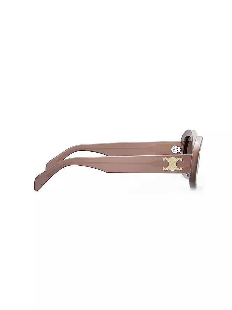CELINE | Gafas de sol ovaladas marrones Triomphe | 
