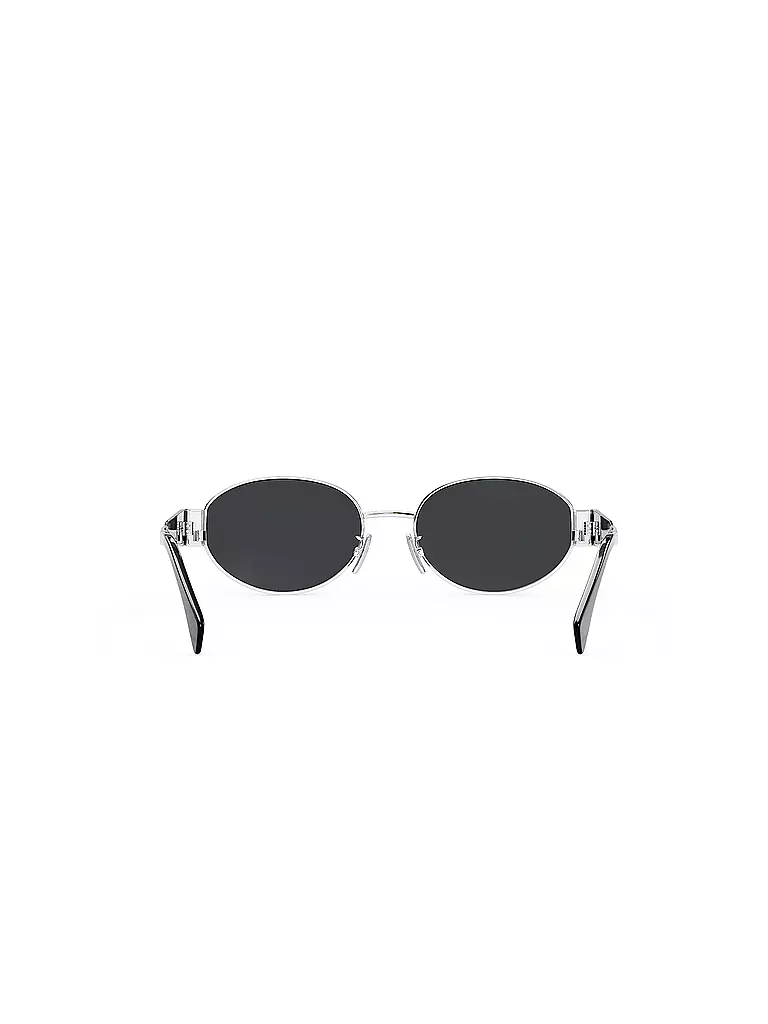 CELINE | Gafas de sol ovaladas Metal Triomphe plateadas |