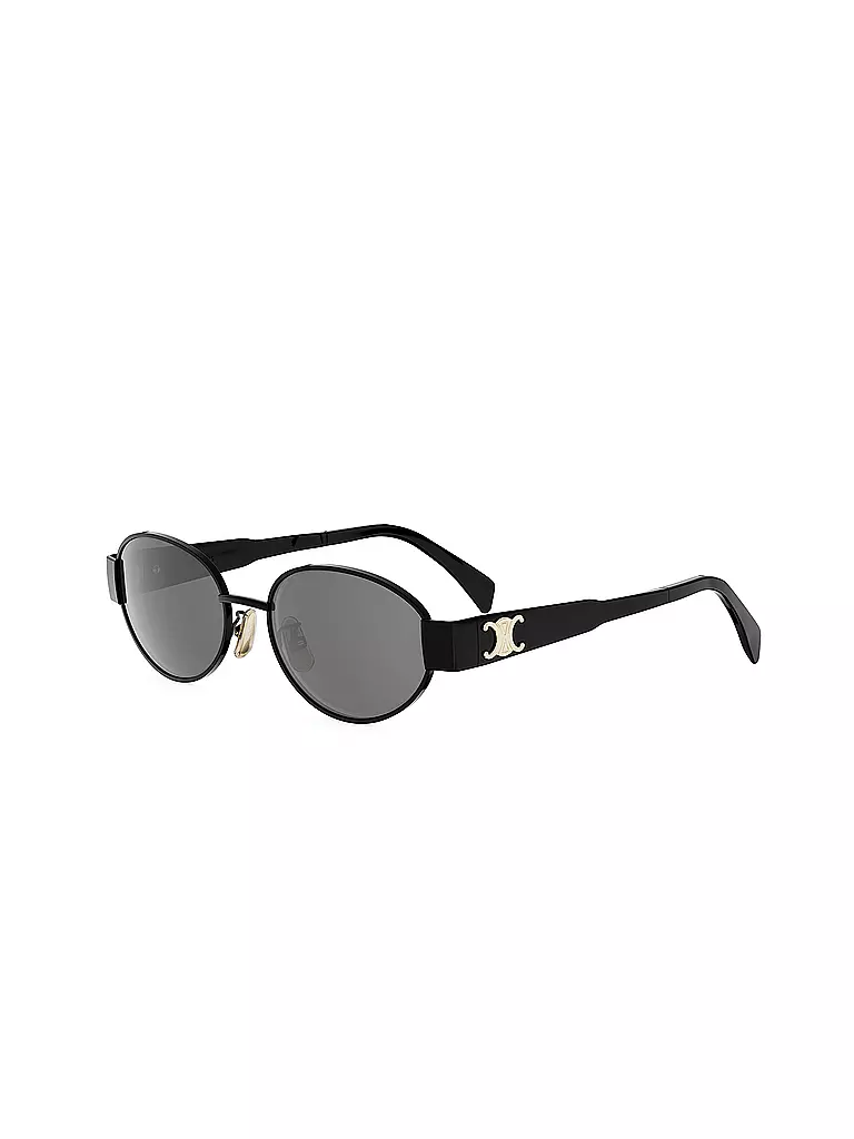 CELINE | Gafas de sol ovaladas negras Metal Triomphe | Negro