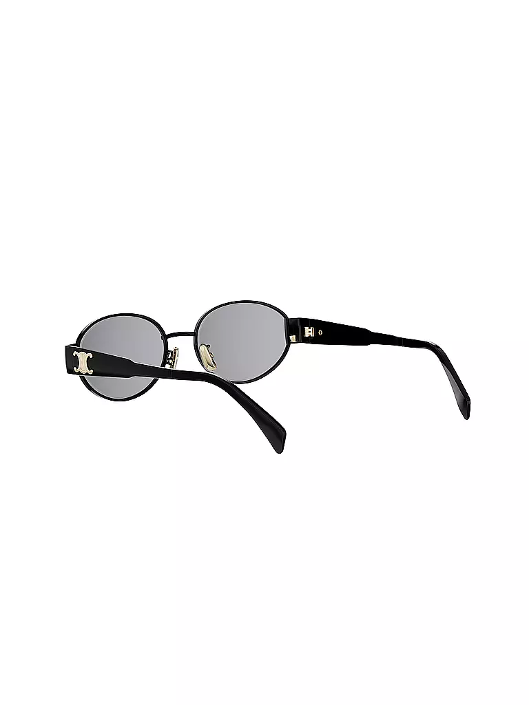 CELINE | Gafas de sol ovaladas negras Metal Triomphe | 