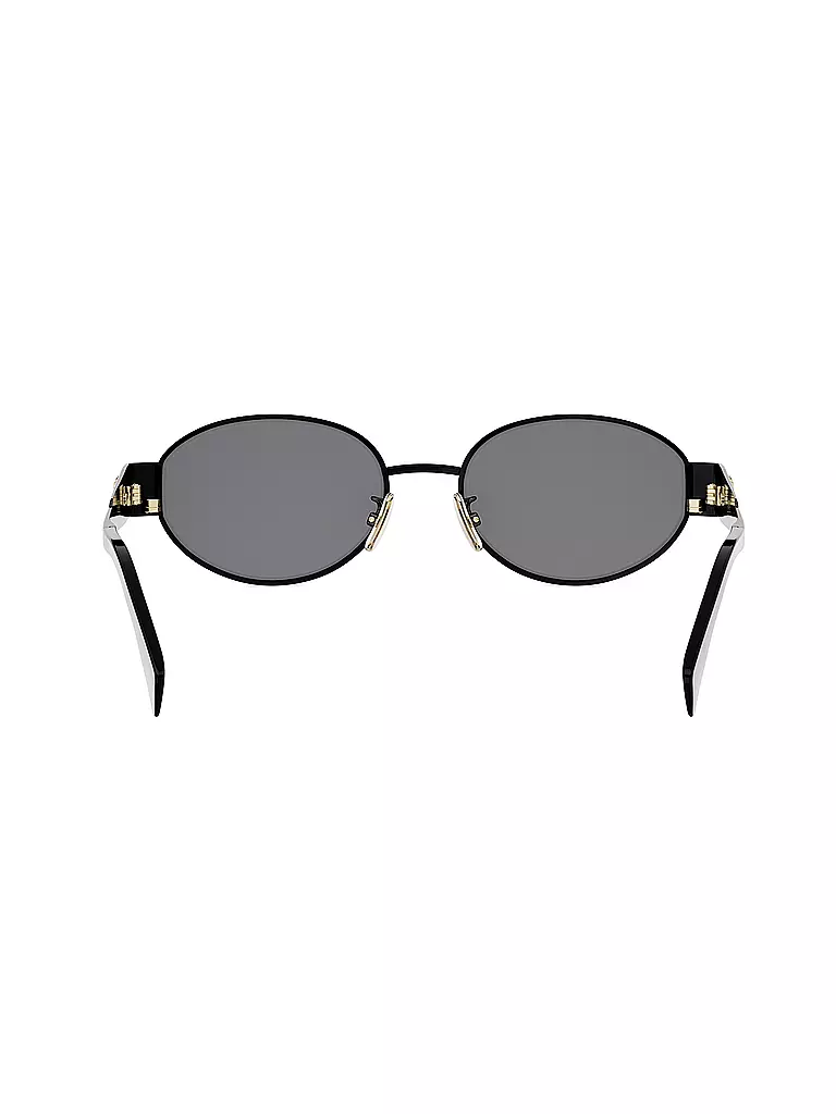 CELINE | Gafas de sol ovaladas negras Metal Triomphe | 