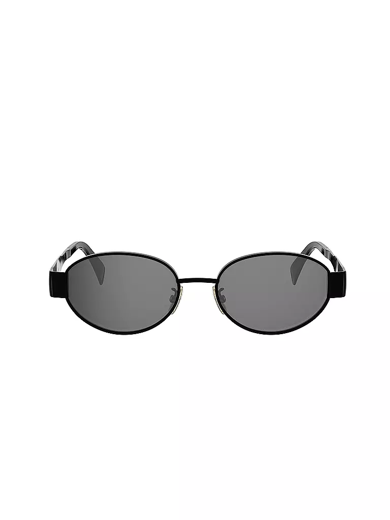 CELINE | Gafas de sol ovaladas negras Metal Triomphe | 