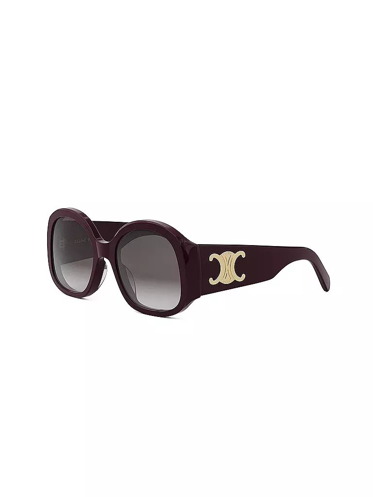 CELINE | Gafas de sol redondas marrones Maxi Triomphe | Marrón