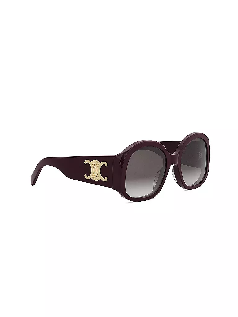 CELINE | Gafas de sol redondas marrones Maxi Triomphe | 